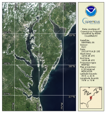 Visible imagery for Chesapeake Bay (Maryland, Virginia)