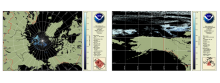 Polar stereographic projection of polar sea ice concentrations over the Arctic Ocean and Alaska