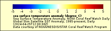 The sea_surface_temperature_anomaly legend.